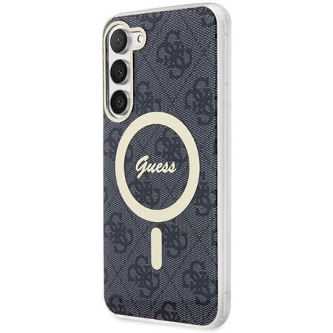 Etui Guess 4G MagSafe do Samsung Galaxy S23+ - czarne