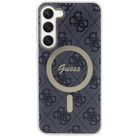 Etui Guess 4G MagSafe do Samsung Galaxy S23+ - czarne