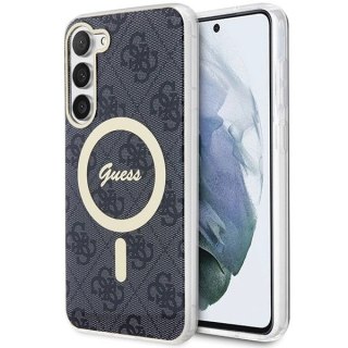 Etui Guess 4G MagSafe do Samsung Galaxy S23 - czarne