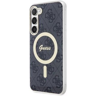 Etui Guess 4G MagSafe do Samsung Galaxy S23 - czarne