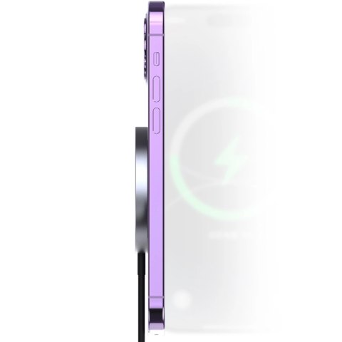 Ładowarka indukcyjna MagSafe 15W Dudao - czarna Ładowarka indukcyjna MagSafe 15W Dudao - czarna