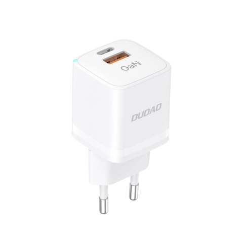 Ładowarka sieciowa GaN 33W PPS USB C/USB Dudao A13Pro - biała Ładowarka sieciowa GaN 33W PPS USB C/USB Dudao A13Pro - biała