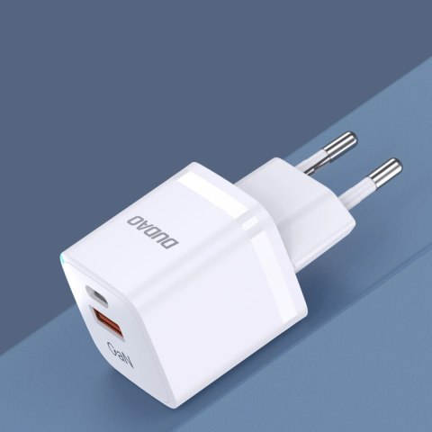 Ładowarka sieciowa GaN 33W PPS USB C/USB Dudao A13Pro - biała Ładowarka sieciowa GaN 33W PPS USB C/USB Dudao A13Pro - biała