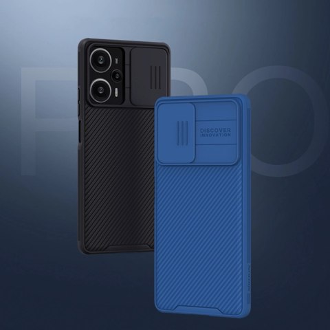 Pancerne etui Xiaomi Redmi Note 12 Turbo / Xiaomi Poco F5 z osłoną na aparat Nillkin CamShield Pro Case - czarne Pancerne etui Xiaomi Redmi Note 12 Turbo / Xiaomi Poco F5 z osłoną na aparat Nillkin CamShield Pro Case - czarne