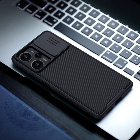 Pancerne etui Xiaomi Redmi Note 12 Turbo / Xiaomi Poco F5 z osłoną na aparat Nillkin CamShield Pro Case - czarne Pancerne etui Xiaomi Redmi Note 12 Turbo / Xiaomi Poco F5 z osłoną na aparat Nillkin CamShield Pro Case - czarne