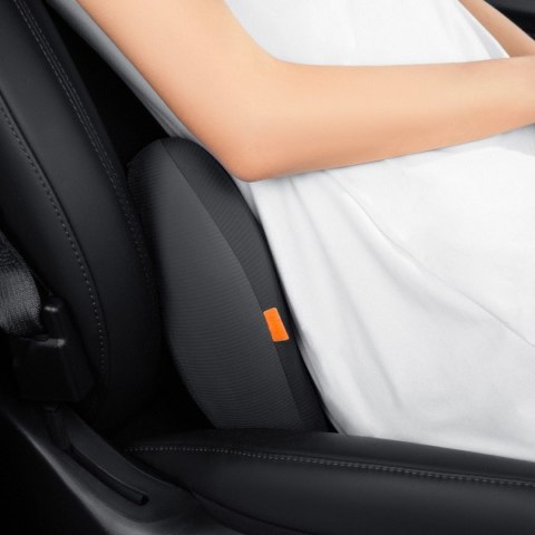 Poduszka lędźwiowa do samochodu Baseus ComfortRide - czarna Poduszka lędźwiowa do samochodu Baseus ComfortRide - czarna