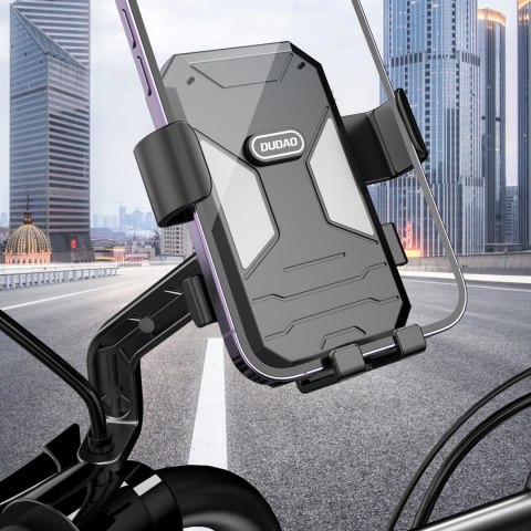 Uchwyt rowerowy / motocyklowy do telefonu Dudao F7C+ - czarny Uchwyt rowerowy / motocyklowy do telefonu Dudao F7C+ - czarny