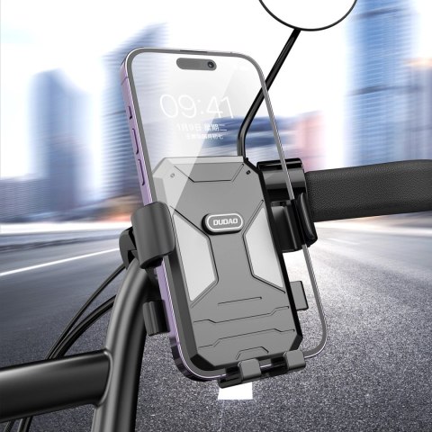 Uchwyt rowerowy / motocyklowy do telefonu Dudao F7C - czarny Uchwyt rowerowy / motocyklowy do telefonu Dudao F7C - czarny