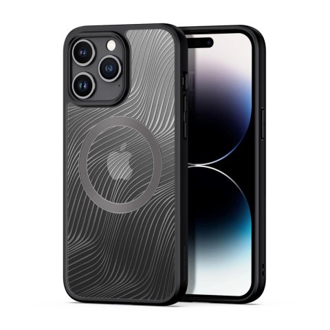 Etui Dux Ducis Aimo Mag z MagSafe na iPhone 15 Pro Max - czarne Etui Dux Ducis Aimo Mag z MagSafe na iPhone 15 Pro Max - czarne