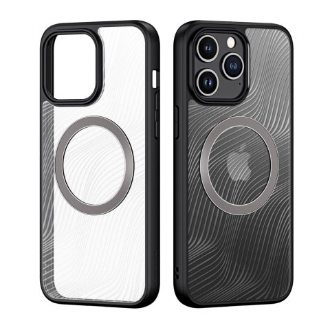 Etui Dux Ducis Aimo Mag z MagSafe na iPhone 15 Pro Max - czarne Etui Dux Ducis Aimo Mag z MagSafe na iPhone 15 Pro Max - czarne