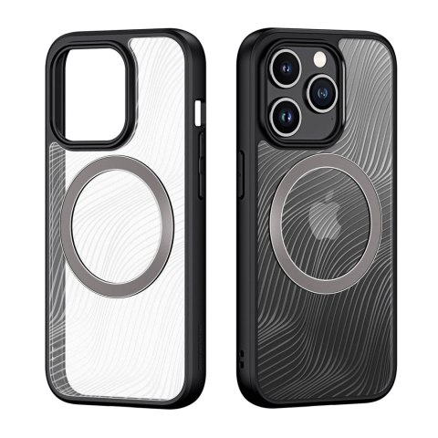Etui Dux Ducis Aimo Mag z MagSafe na iPhone 15 Pro - czarne Etui Dux Ducis Aimo Mag z MagSafe na iPhone 15 Pro - czarne