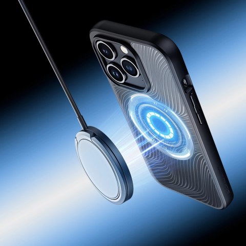 Etui Dux Ducis Aimo Mag z MagSafe na iPhone 15 Pro - czarne Etui Dux Ducis Aimo Mag z MagSafe na iPhone 15 Pro - czarne