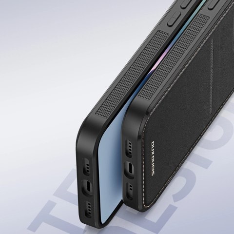 Etui portfel Dux Ducis Rafi Mag z podstawką 3w1 do iPhone 14 Plus z MagSafe i blokadą RFID - czarne Etui portfel Dux Ducis Rafi Mag z podstawką 3w1 do iPhone 14 Plus z MagSafe i blokadą RFID - czarne