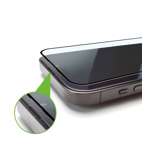 Szkło hartowane 9H z ramką montażową do iPhone 15 Pro Max Wozinsky Premium Glass - czarne Szkło hartowane 9H z ramką montażową do iPhone 15 Pro Max Wozinsky Premium Glass - czarne