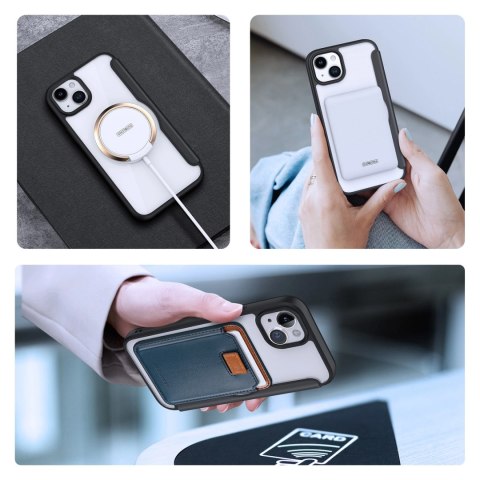Etui Dux Ducis Skin X Pro na iPhone 15 Plus z MagSafe i klapką - czarne Etui Dux Ducis Skin X Pro na iPhone 15 Plus z MagSafe i klapką - czarne
