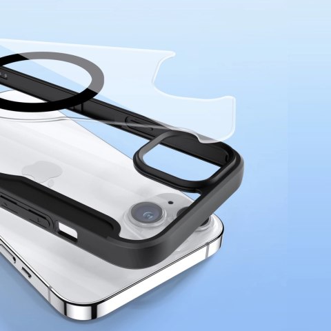 Etui Dux Ducis Skin X Pro na iPhone 15 Plus z MagSafe i klapką - czarne Etui Dux Ducis Skin X Pro na iPhone 15 Plus z MagSafe i klapką - czarne