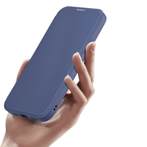 Etui Dux Ducis Skin X Pro na iPhone 15 Plus z MagSafe i klapką - niebieskie Etui Dux Ducis Skin X Pro na iPhone 15 Plus z MagSafe i klapką - niebieskie