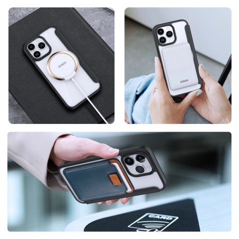 Etui Dux Ducis Skin X Pro na iPhone 15 Pro Max z MagSafe i klapką - czarne Etui Dux Ducis Skin X Pro na iPhone 15 Pro Max z MagSafe i klapką - czarne