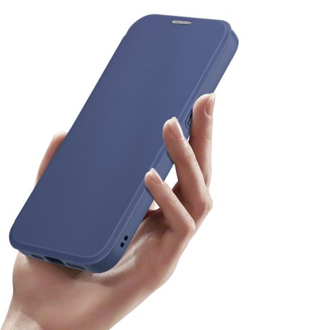 Etui Dux Ducis Skin X Pro na iPhone 15 Pro z MagSafe i klapką - niebieskie Etui Dux Ducis Skin X Pro na iPhone 15 Pro z MagSafe i klapką - niebieskie