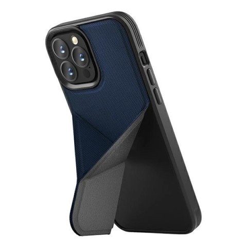 Etui UNIQ Transforma Magclick Charging na iPhone 14 Pro Max - niebieskie