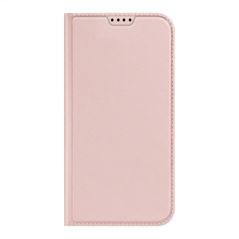 Etui do iPhone 15 Pro pokrowiec z klapką i portfelem Dux Ducis Skin Pro - różowe Etui do iPhone 15 Pro pokrowiec z klapką i portfelem Dux Ducis Skin Pro - różowe