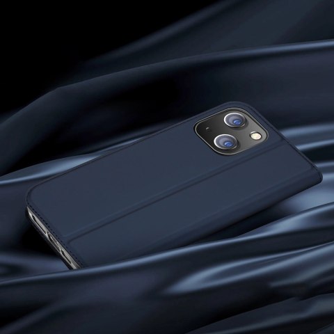 Etui z klapką i portfelem Dux Ducis Skin Pro do iPhone 15 - czarne Etui z klapką i portfelem Dux Ducis Skin Pro do iPhone 15 - czarne