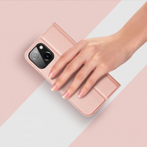 Etui z klapką i portfelem Dux Ducis Skin Pro do iPhone 15 - czarne Etui z klapką i portfelem Dux Ducis Skin Pro do iPhone 15 - czarne