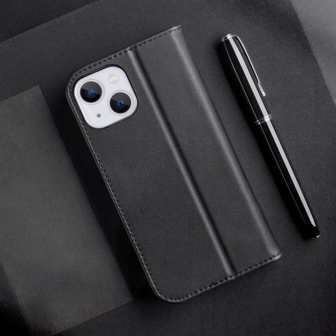 Etui z portfelem Dux Ducis Hivo z blokadą RFID do iPhone 15 Plus - brązowe Etui z portfelem Dux Ducis Hivo z blokadą RFID do iPhone 15 Plus - brązowe
