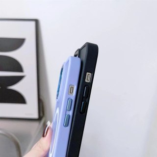 Magnetyczne etui z MagSafe Color Matte Case do iPhone 14 Pro Max - niebieskie