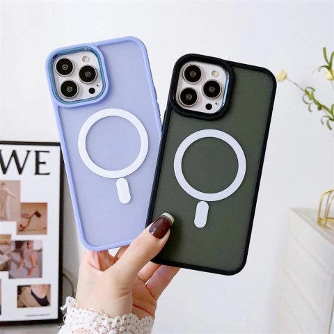 Magnetyczne etui z MagSafe Color Matte Case do iPhone 14 Pro Max - zielone Magnetyczne etui z MagSafe Color Matte Case do iPhone 14 Pro Max - zielone