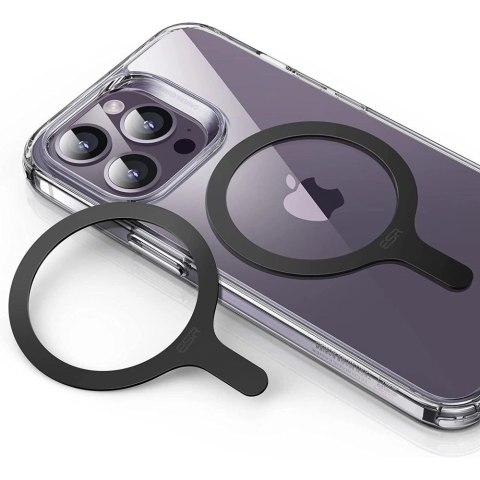 Pierścień MagSafe ESR Halolock uniwersalny - czarny 2 szt. Pierścień MagSafe ESR Halolock uniwersalny - czarny 2 szt.