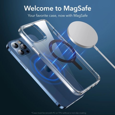 Pierścień MagSafe ESR Halolock uniwersalny - czarny 2 szt. Pierścień MagSafe ESR Halolock uniwersalny - czarny 2 szt.