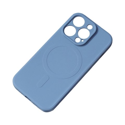 Silikonowe magnetyczne etui iPhone 14 Plus Silicone Case Magsafe - ciemnoniebieskie Silikonowe magnetyczne etui iPhone 14 Plus Silicone Case Magsafe - ciemnoniebieskie