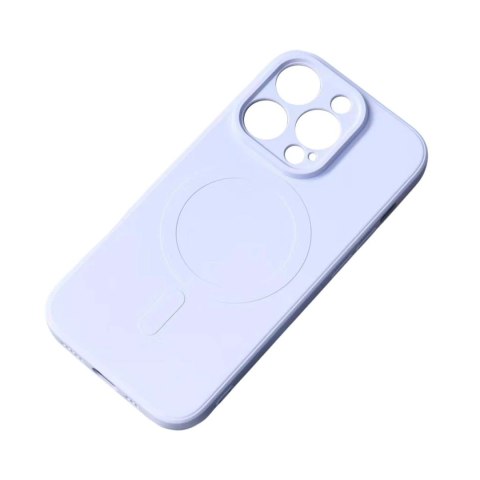 Silikonowe magnetyczne etui iPhone 14 Pro Max Silicone Case Magsafe - jasnoniebieskie Silikonowe magnetyczne etui iPhone 14 Pro Max Silicone Case Magsafe - jasnoniebieskie