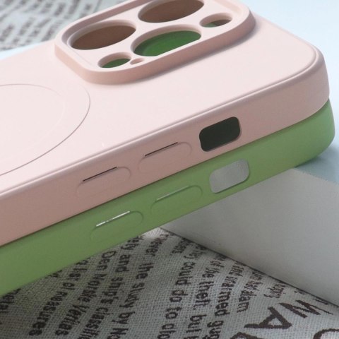Silikonowe magnetyczne etui iPhone 14 Pro Max Silicone Case Magsafe - jasnoniebieskie Silikonowe magnetyczne etui iPhone 14 Pro Max Silicone Case Magsafe - jasnoniebieskie