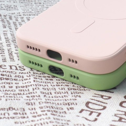 Silikonowe magnetyczne etui iPhone 14 Pro Max Silicone Case Magsafe - jasnoniebieskie Silikonowe magnetyczne etui iPhone 14 Pro Max Silicone Case Magsafe - jasnoniebieskie