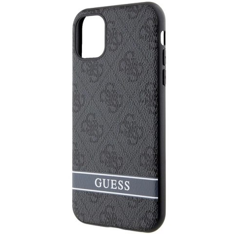 Etui Guess 4G Stripes na iPhone 11 / Xr - szare