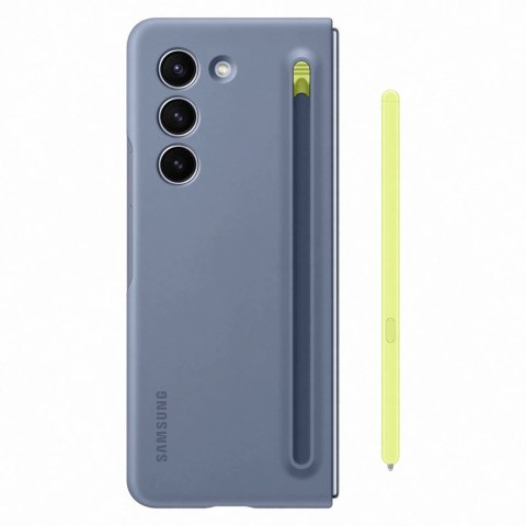 Etui silikonowe do Samsung Galaxy Z Fold 5 Slim Case + rysik - niebieskie