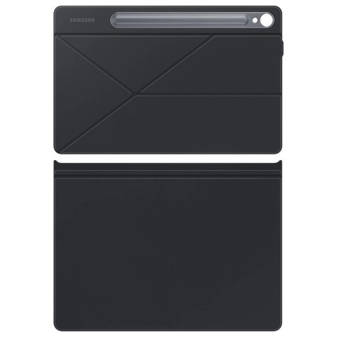 Etui z klapką i podstawką do Samsung Galaxy Tab S9 Smart Book Cover - czarne Etui z klapką i podstawką do Samsung Galaxy Tab S9 Smart Book Cover - czarne