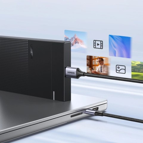 Kabel USB C / micro USB-B 3.0 Ugreen US565 5Gb/s 3A 1m - szary Kabel USB C / micro USB-B 3.0 Ugreen US565 5Gb/s 3A 1m - szary