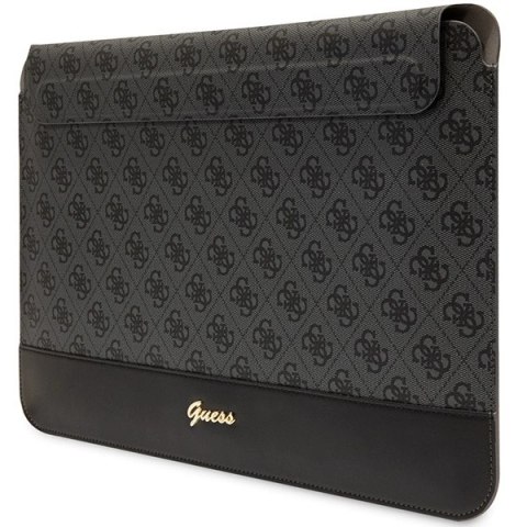 Pokrowiec Guess 4G Stripe Metal Logo na laptopa 14" - czarny