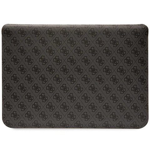 Pokrowiec Guess 4G Stripe Metal Logo na laptopa 14" - czarny