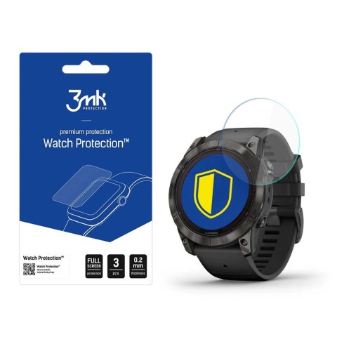 Szkło hybrydowe 3mk Watch Protection™ v. FlexibleGlass Lite na Garmin Fenix 7X Pro Solar