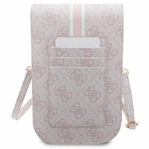 Torebka Guess 4G Stripes - różowa