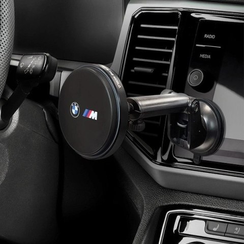 Uchwyt magnetyczny BMW M Edition samochodowy na kratkę wentylacji / szybę - czarny Uchwyt magnetyczny BMW M Edition samochodowy na kratkę wentylacji / szybę - czarny