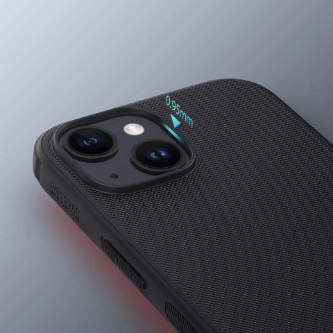 Wzmocnione etui do iPhone 15 Pro Max Nillkin Super Frosted Shield Pro - czarne Wzmocnione etui do iPhone 15 Pro Max Nillkin Super Frosted Shield Pro - czarne