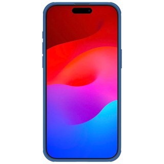 Wzmocnione etui do iPhone 15 Pro Max Nillkin Super Frosted Shield Pro - niebieskie