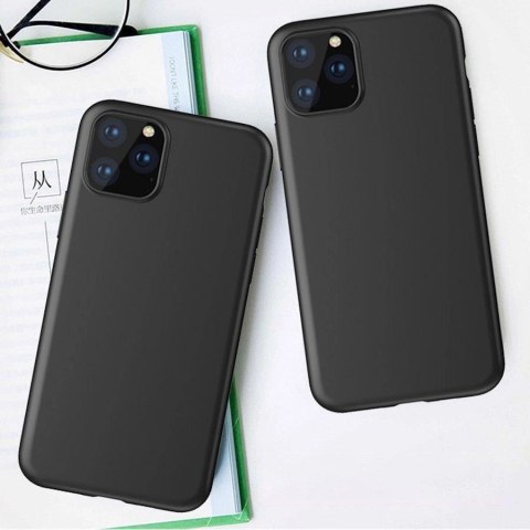 Żelowe elastyczne etui pokrowiec do iPhone 15 Pro Max Soft Case - czarny