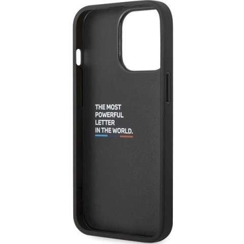 Etui BMW Leather Carbon na iPhone 13 Pro / iPhone 13 - czarne Etui BMW Leather Carbon na iPhone 13 Pro / iPhone 13 - czarne