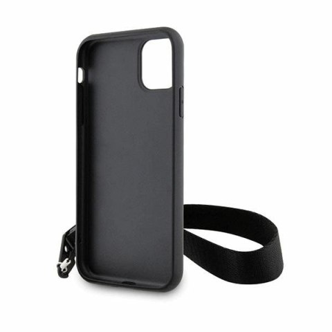 Etui Karl Lagerfeld Monogram Losange Saffiano na iPhone 11 / Xr - czarne